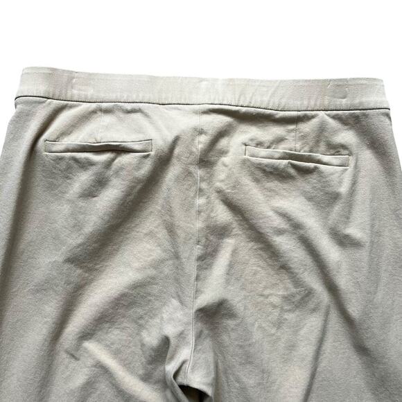 J.Jill Women’s Stretch Tapered Pants Sz16 Beige Ankle Length Pull-On Comfort Fit - Picture 3 of 8